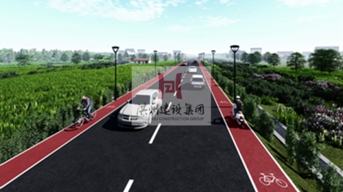 南昌县昌万公路至泾口街公路及集镇道路改造工程